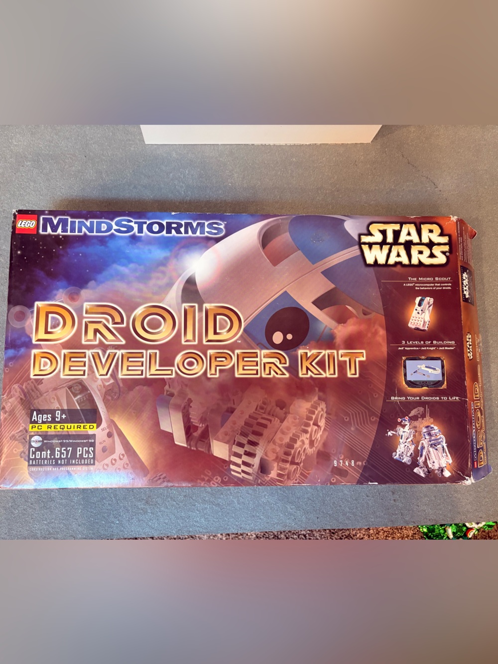 LEGO MINDSTORMS Star Wars Droid Developer Kit 9748-As Is Missing CD ROM & Pieces